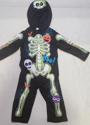 Скелет, смерть карнавальный костюм на хеллоуин