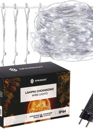 Гирлянда водопад (штора) Springos 2 x 2 м 400 LED CL0098 Cold ...