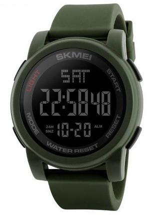 Мужские спортивные наручные часы skmei 1257 электронные с подс...