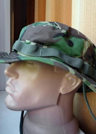 Капелюх панама мілітарі камуфляж combat woodland hat (l)