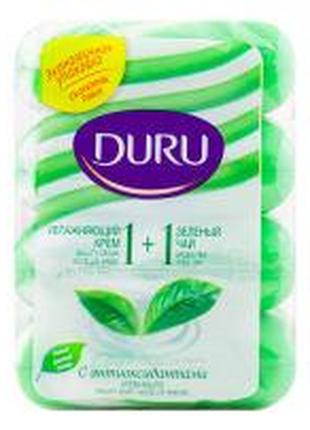 Мыло в экономичной упаковке "Зеленый чай" Duru 1+1 Soap