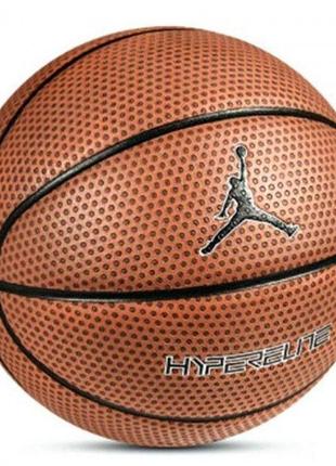 Мяч баскетбольный Nike Jordan Hyper Elite 8P Size 7 Amber / Bl...