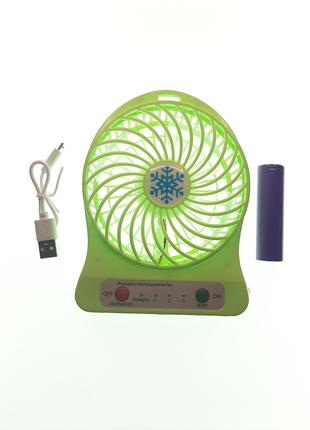 Портативный USB вентилятор Mini Fan xsfs-01 с гарантией , до 1...