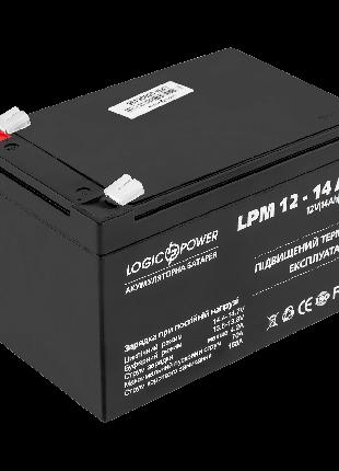 Аккумулятор свинцово-кислотный LogicPower AGM LPM 12 - 14 AH