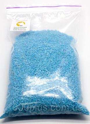 Песок кварцевый голубой, фракция 1-1,5, 500г/упаковка