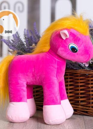 Мягкая игрушка Пони, розовая, 37 см