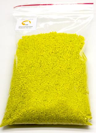 Песок кварцевый желтый, фракция 1-1,5, 500г/упаковка