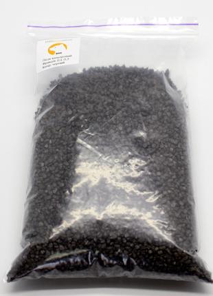 Песок кварцевый черный, фракция 1-1,5, 500г/упаковка