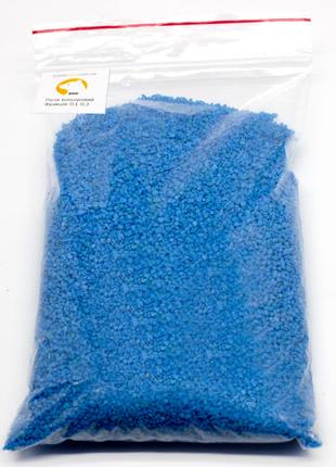 Песок кварцевый синий, фракция 1-1,5, 500г/упаковка