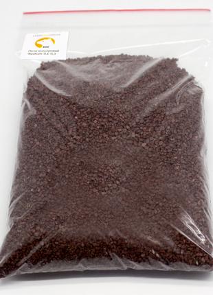 Песок кварцевый шоколадный, фракция 1-1,5, 500г/упаковка