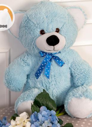 Плюшевый медвежонок Томми, 70 см, голубой
