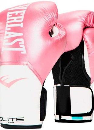 Боксерские перчатки Everlast Elite Prostyle Boxing Gloves Белы...