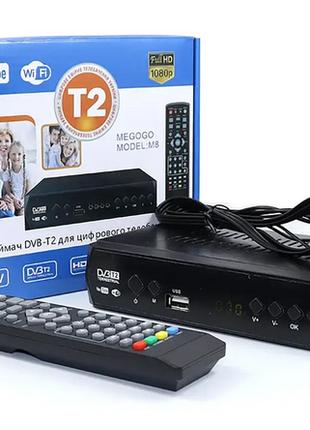Цифровой эфирный приёмник с экраном DVB-T2 металл. IPTV/YouTub...