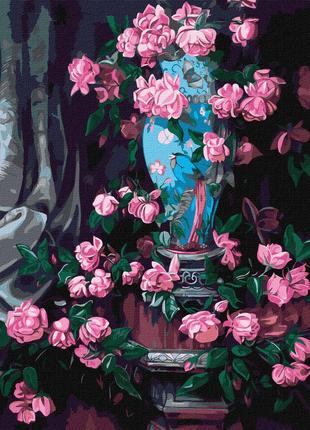 Картина по номерам 40×50 см. Удивительные розы ©Popova Josephi...