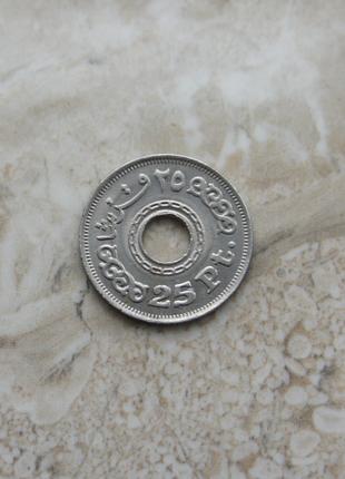 Монета Египет 25 пиастров 1993 года