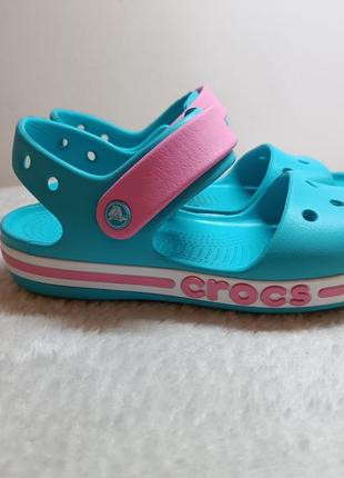 Босоножки сандалии кроксы crocs j2 crocband sandal