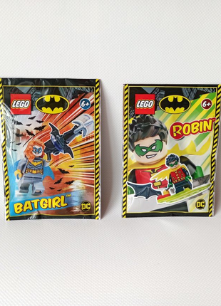 Міні лего набори "Бетмен". Batman. LEGO. Batgirl. Robin.