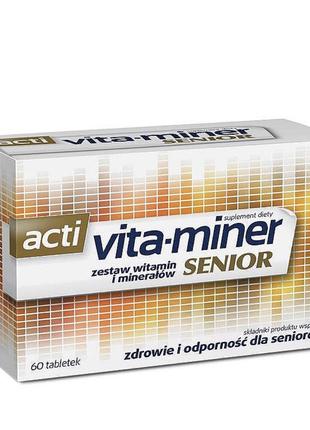 Вiтаміни ля подилих людей Acti vita-miner Senior (Vita miner S...