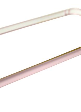 Бампер металлический с застежкой на IPhone 5/5s/SE:Розовый