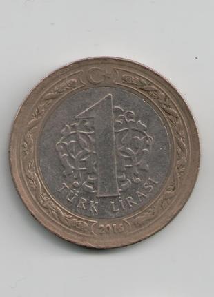 Монета Турция 1 лира 2016 года В память о мучениках 15 июля