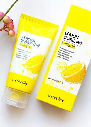 Лимонная пилинг-скатка для лица Secret Key Lemon Sparkling Pee...