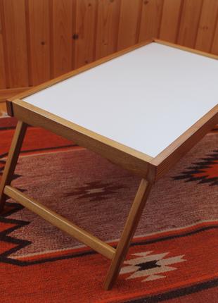 Поднос деревянный раскладной , столик для завтрака в кровать,