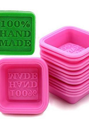 Форма силиконовая для мыла и выпечки Hand-Made 100%