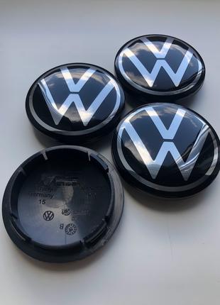Колпачки заглушки на литые диски Фольсваген VW 66мм 5H0 601 171