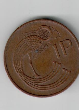 Монета Ірландія 1 пенні 1971 року