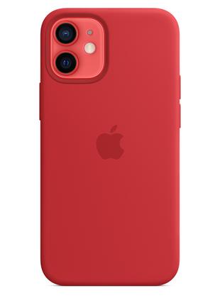 Silicone Case iPhone 12 mini (1:1 original), (Product) Red