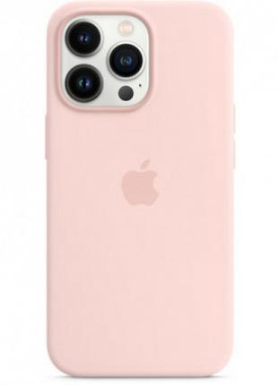 Silicone Case with MagSafe iPhone 14 (1:1 original), Chalk Pink