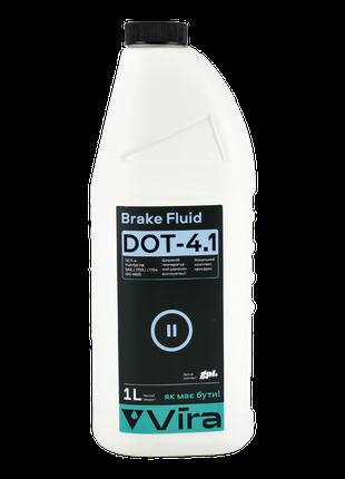 Тормозная жидкость Brake Fluid DOT-4.1 1 л (Vi1102) Vira