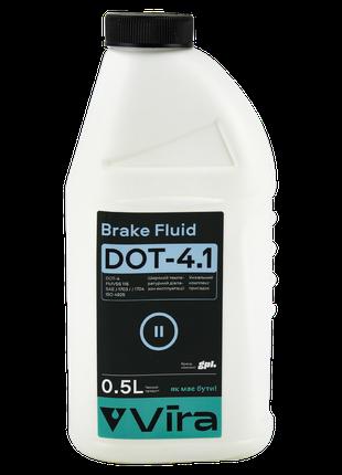 Тормозная жидкость Brake Fluid DOT-4.1 0,5 л (Vi1101) Vira