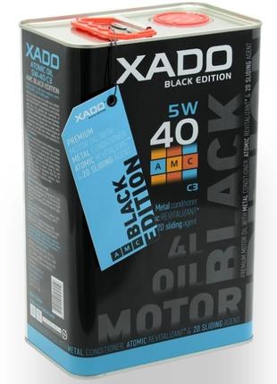 Масло моторное синтетическое XADO Atomic Oil 5W-40 С3 AMC Blac...