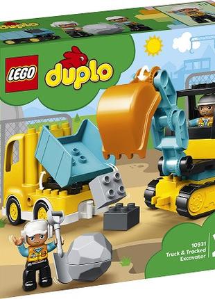 Конструктор LEGO DUPLO Town Грузовик и гусеничный экскаватор 2...