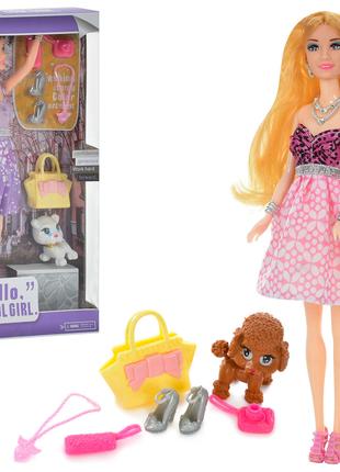 Кукла тип Барби с животным и аксессуарами 8009A