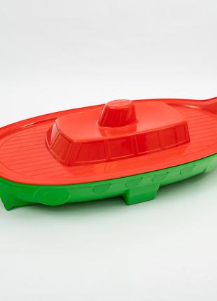 Детская пластиковая песочница в форме корабля Doloni (03355/4)