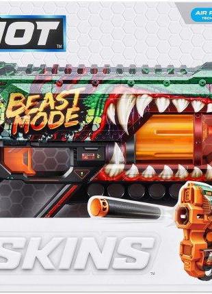 Бластер Zuru X-SHOT Skins Griefer Beast Out, 12 патронов 36561A