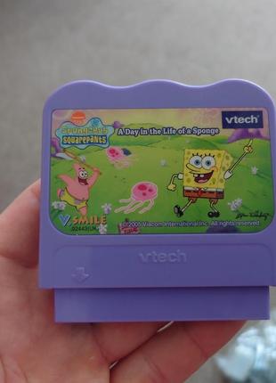 Картридж для игровой приставки vtech, игра Sponge Bob