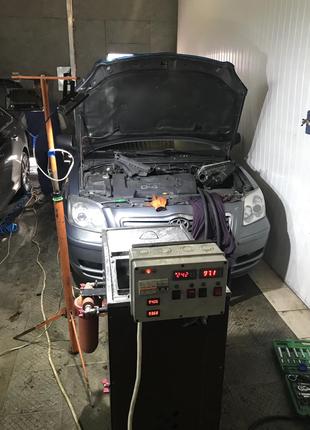 Чищення промивання та ремонт радіатора печі