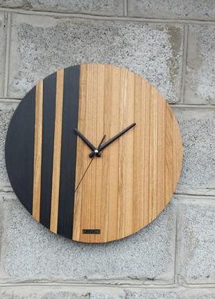 Сучасний круглий дерев'яний годинник, настінний годинник, унік...