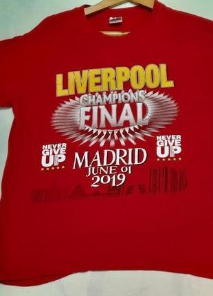 Fc liverpool champions final madrid 2019 р м футболка