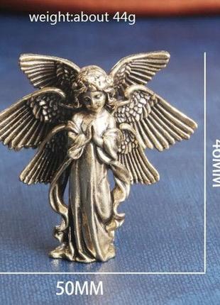 Фігурка статуетка латунна метал латунь ангел шестикрилий Грейс...