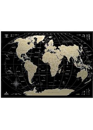 Cкретч-карта мира My Map Perfect World (английский язык) в