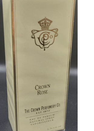Crown rose the crown perfumery co. 50ml eau de parfum natural ...