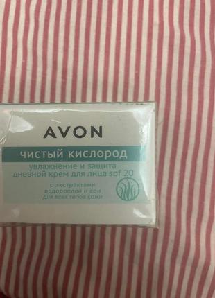 Крем для лица увлажняющий эйвон avon чистый кислород spf 20