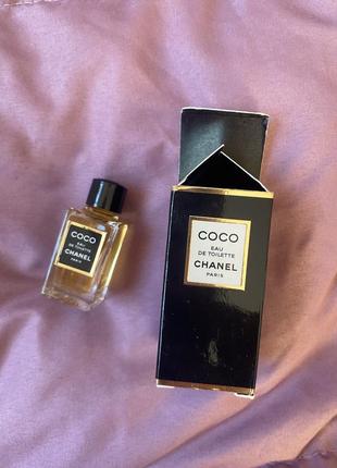 Coco chanel eau de toilette chanel paris(vintage) 4 мл