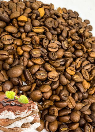 Ароматизована кава в зернах з ароматом Тірамісу  1 кг