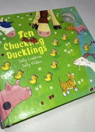 Книга иллюстрация ten chuckling ducklings, в хорошем состоянии