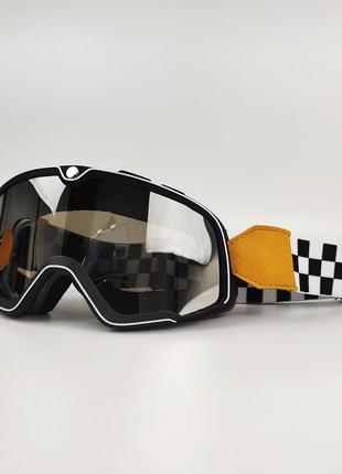 Винтажные очки Cafe Racer GL-29 Зеркальная Линза